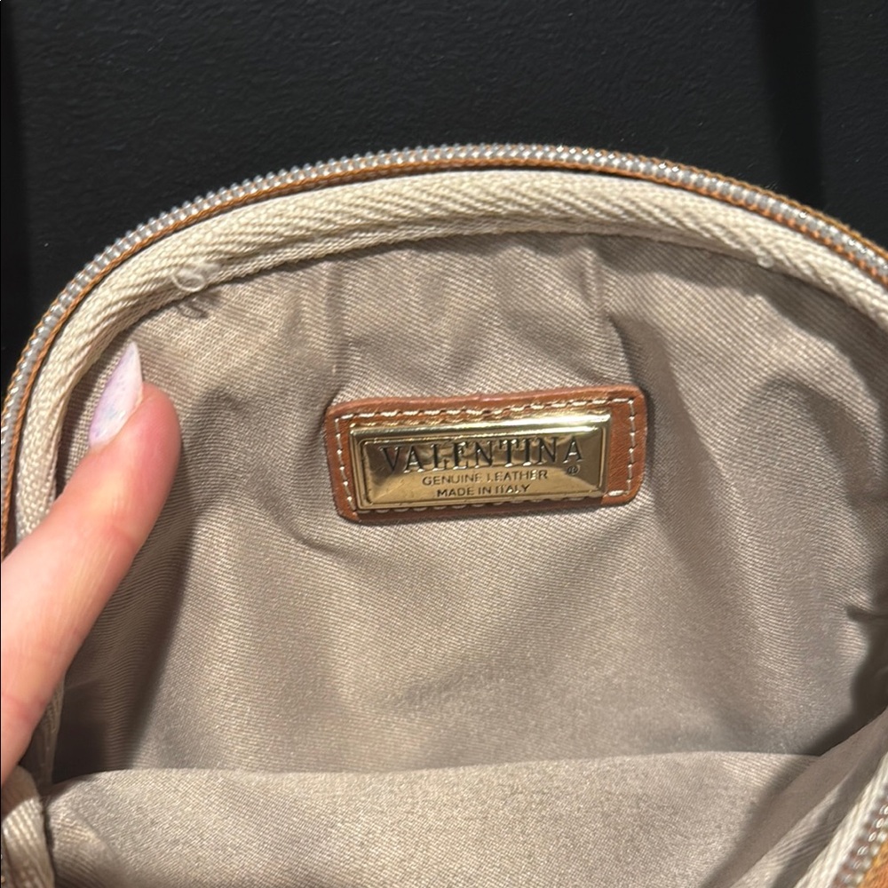 Valentina Yellow Leather Crossbody Bag - Picture 3 of 5